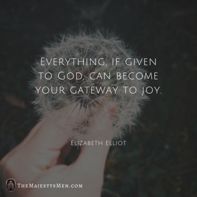 give to God for joy