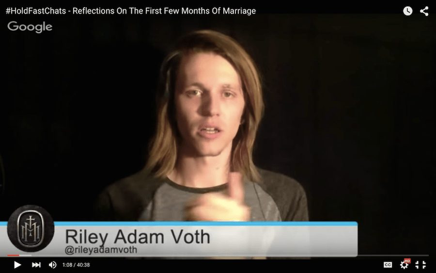 Riley Talking To Payte Hold Fast Chats Reflections On First Few Months Of Marriage-min