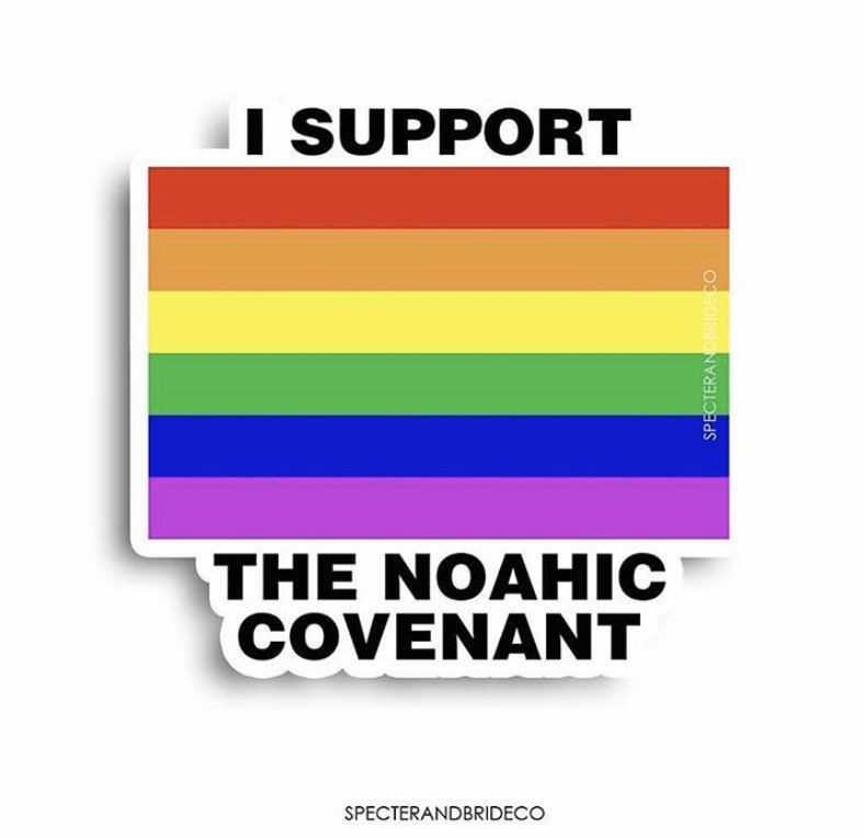 Noahic Covenant Rainbow Sticker